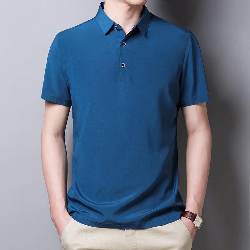 T-shirt sans couture manches courtes homme pour l'été