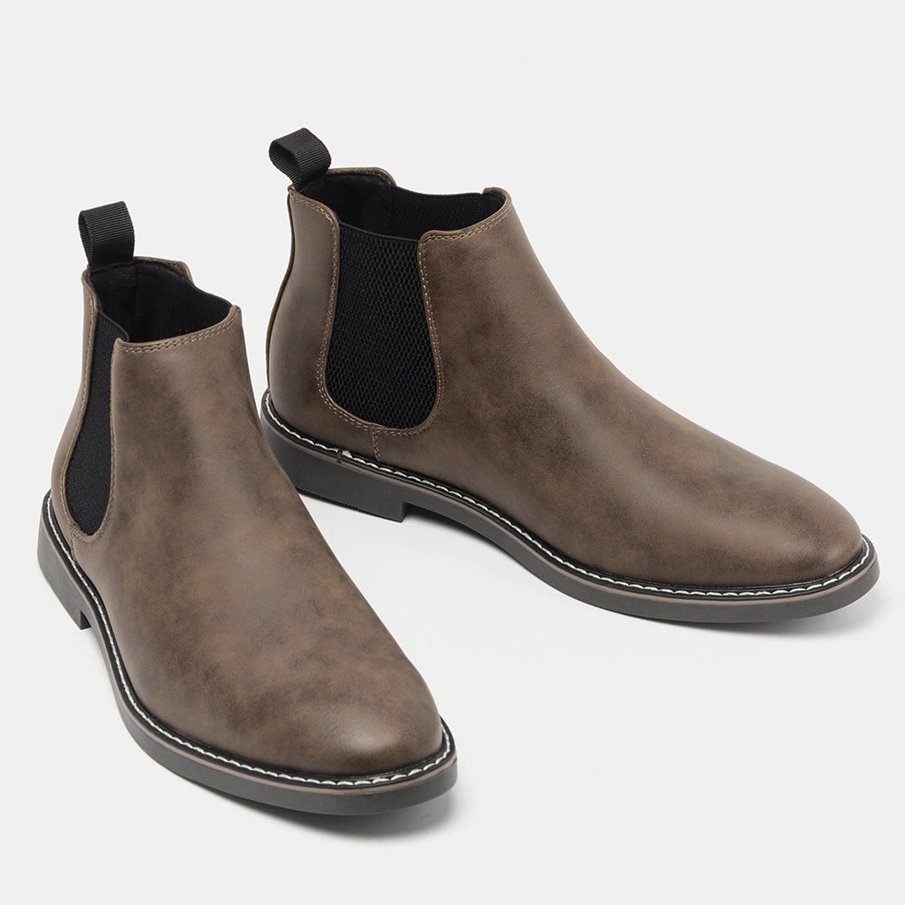 Bottes pour hommes Chelsea Formal High-top British Casual Single