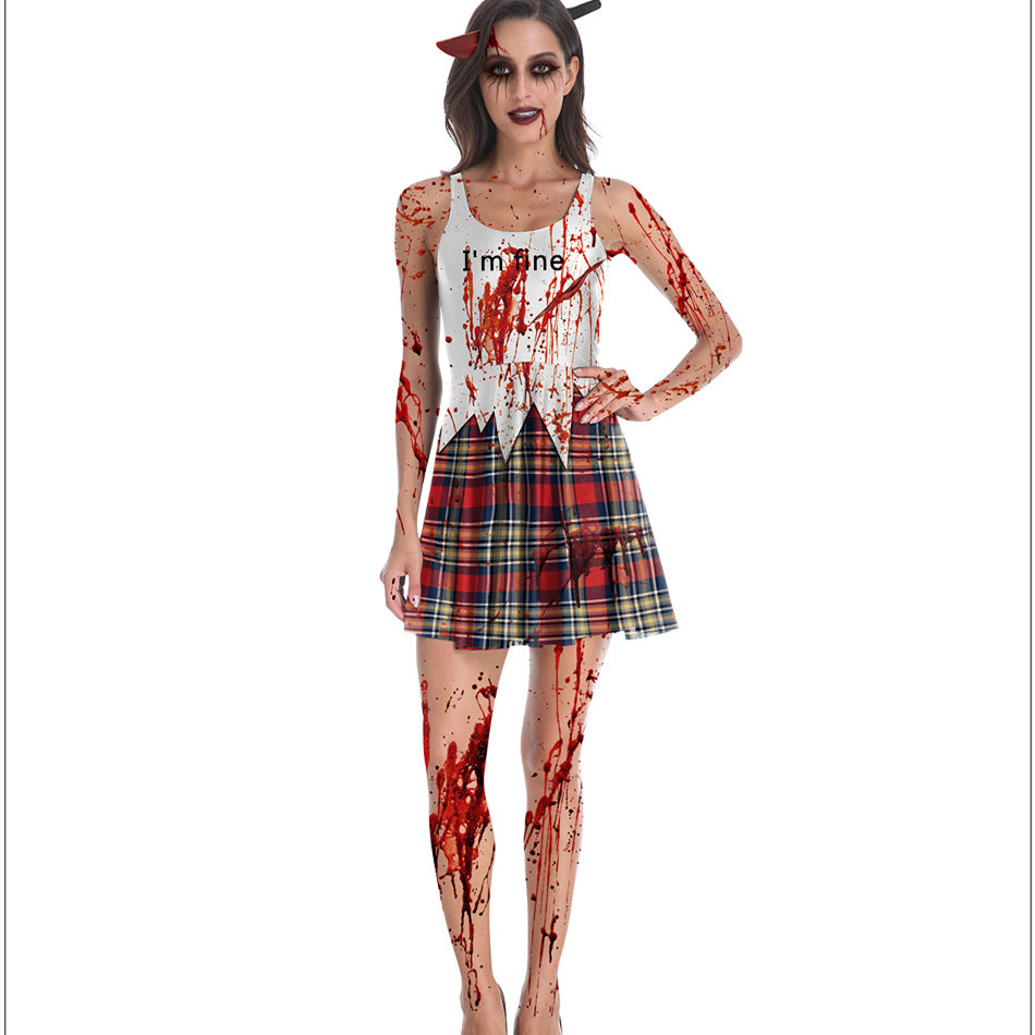 Robe de Veste de Déguisement Femelle Fantôme