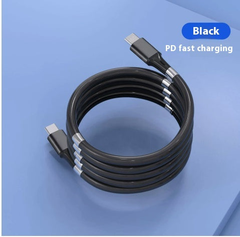 Cable de stockage de données de voyage magnétique portable Type-c
