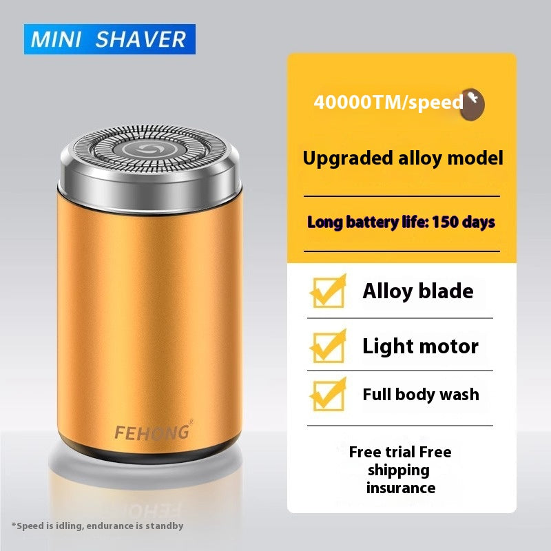 Mini Entièrement lavable Lame Portable Super Clean Rasoir Électrique Homme