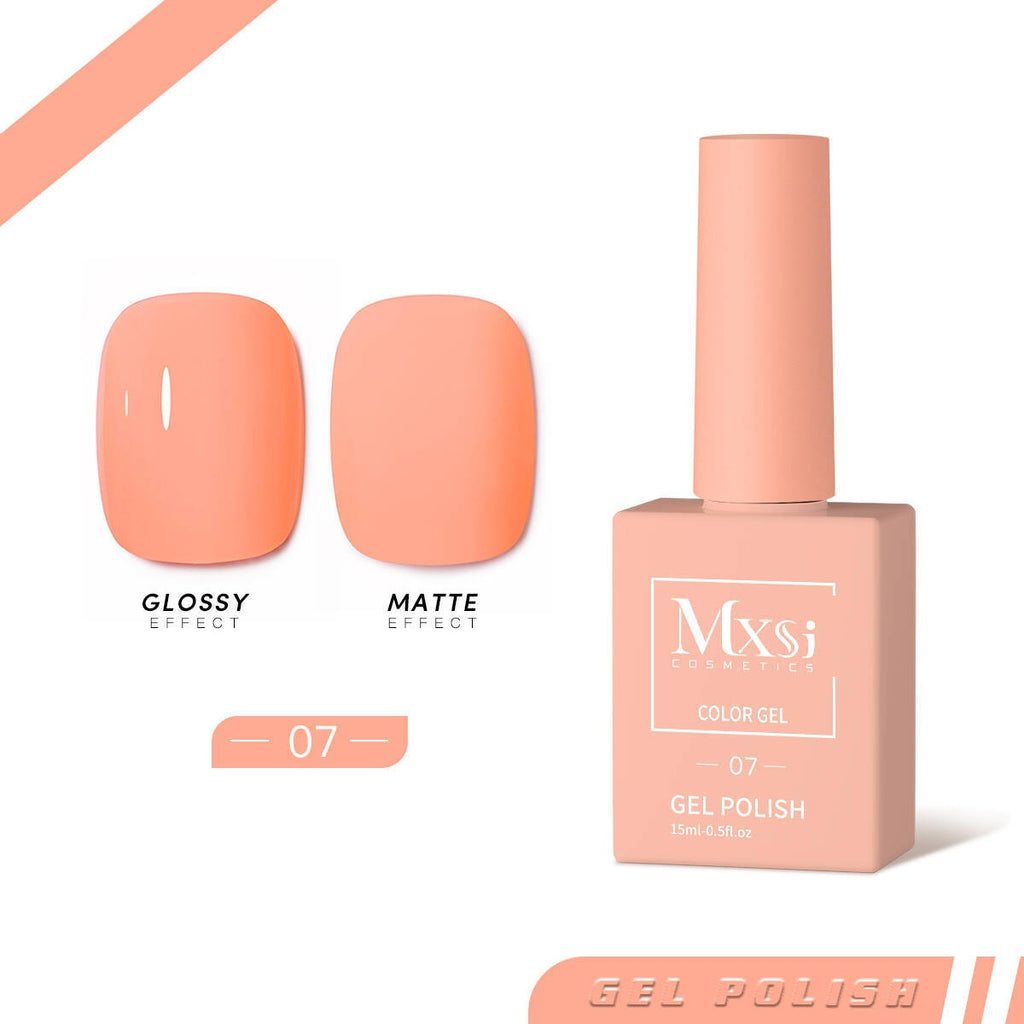 Une bouteille Une couleur tendance Gel couleur solide Nail polonais