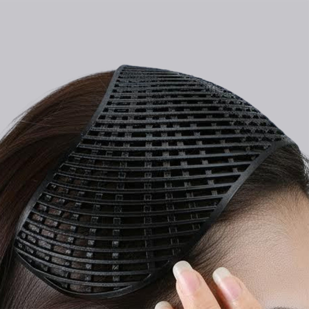 Fixed headband multicolor hair tie