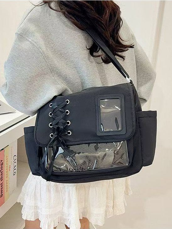 Insigne transparent de douleur d'origine Sac croisé à épaule unique