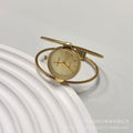 Femmes Minimaliste Montre Bangle Ouverte