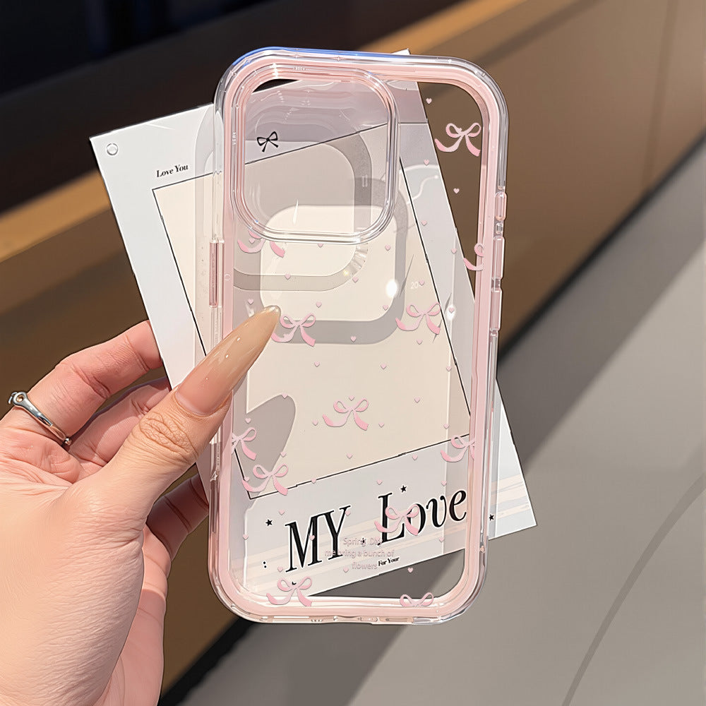 Bow plein écran pour 17Pro Max Mobile Phone Protection Case