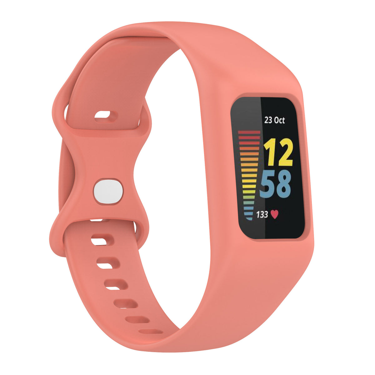 Bracelet en silicone simple à une seule pièce de couleur unie