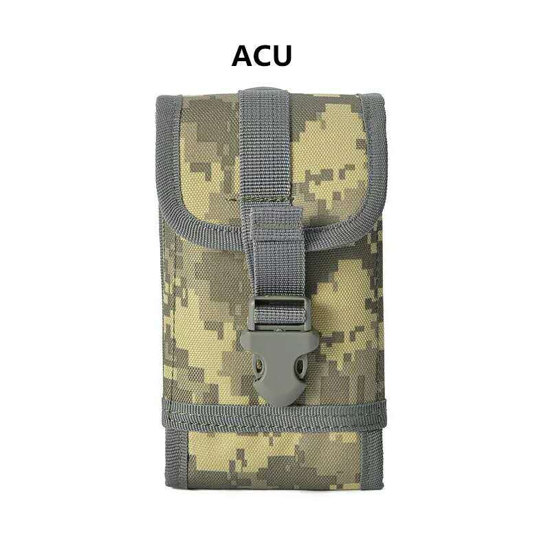 Sac de téléphone mobile tactique pour hommes et femmes Fan militaire Courant petit sac