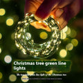 Fil de cuivre led Petite couleur Atmosphère Lumière Bande de lumière Chaîne Perles de lumière Arbre décoré