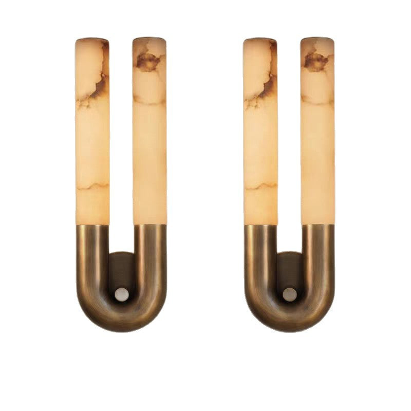 Lampe murale en marbre léger et luxueux de style français