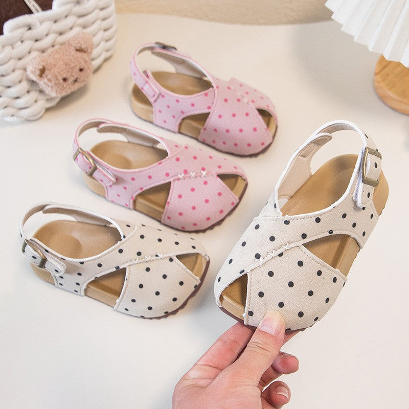 Été filles Polka Dot Sandales