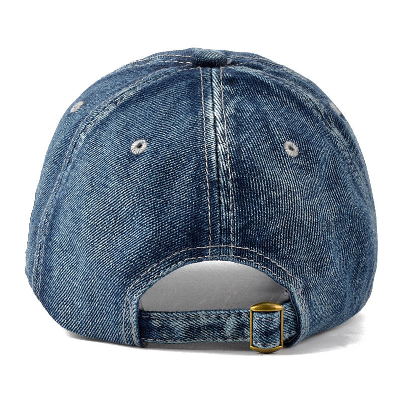 L'été hommes et les femmes identique toile de denim casual casual de baseball Cap pour Outdoor Retro Adju