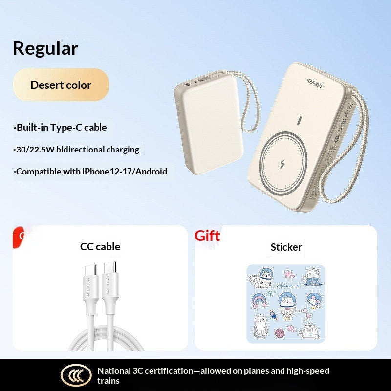 20W Magnetic Wireless Power Bank Portable