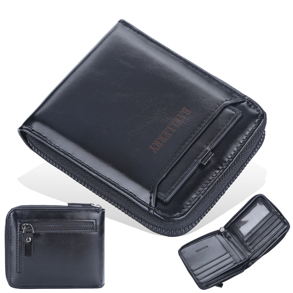 Business Retro Multi Card Slots Portefeuille Hommes