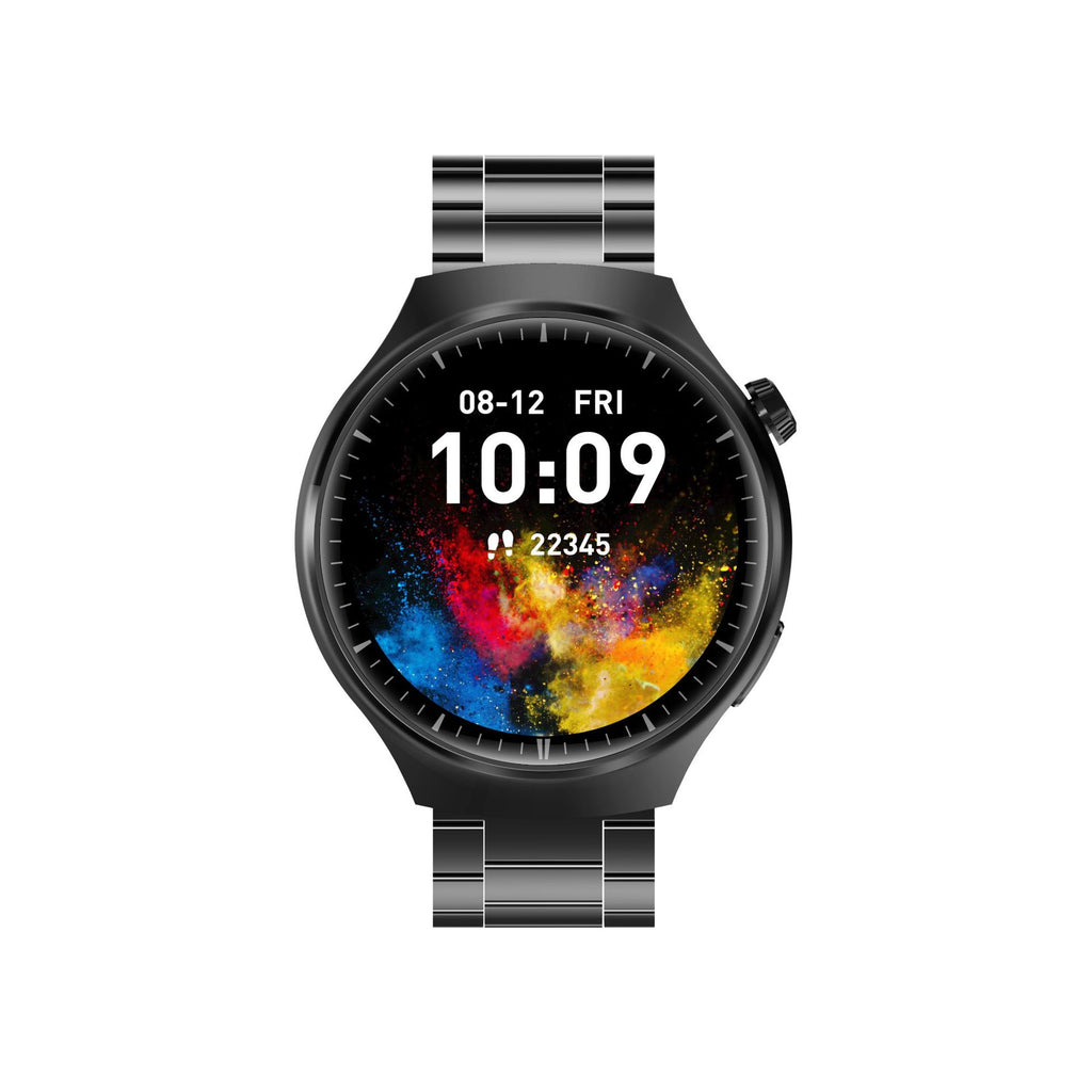 Grand jeu de montres rondes avec 7 paillettes de charge sans fil