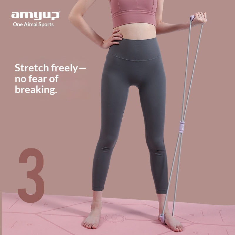 Bande de résistance 8-Shaped Yoga poitrine Expander beauté dos exercice résistance corde Sports E