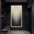 Modern Light Luxury Wall Abstract avec photo de suspension de lumière