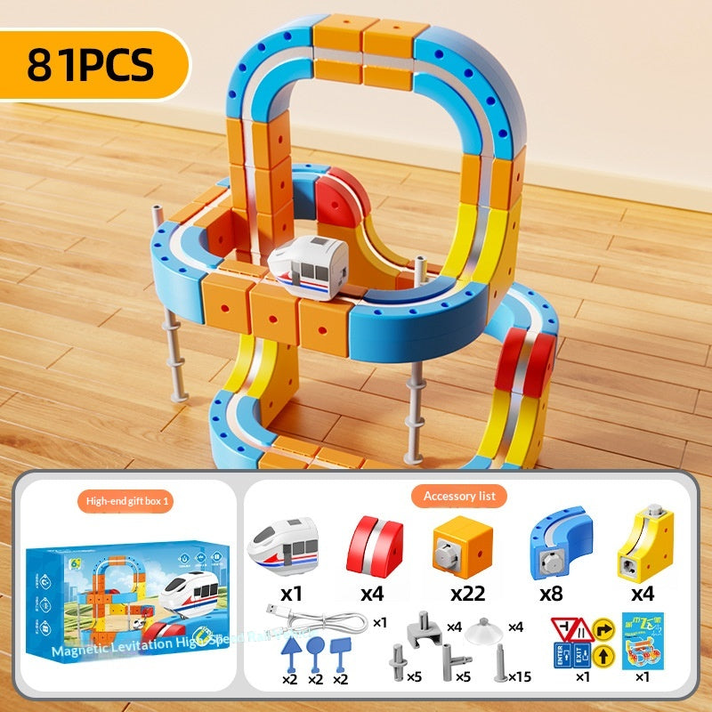 Multifonctionnel Magnetic Track Car Enfants Jouet éducatif