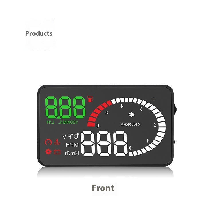 Projecteur de tension de consommation de carburant à tête HUD montée sur voiture