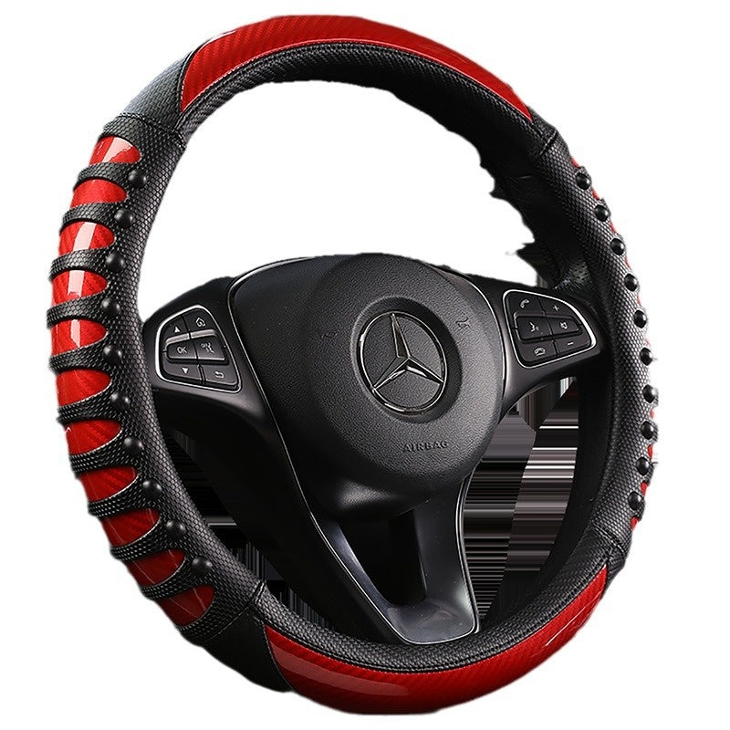 Leather Silicone Four Season Accessoires de voiture Couverture de volant