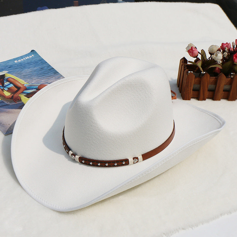Chapeau de cowboy Woolen pour hommes