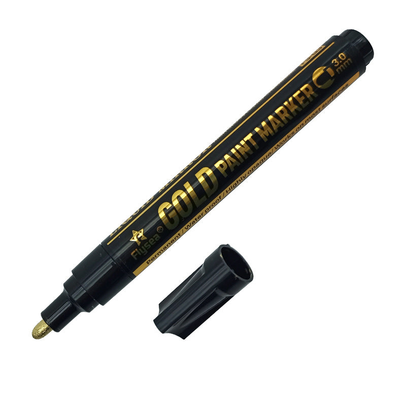 Pen miroir de peinture réfléchissant métal stylo chromé