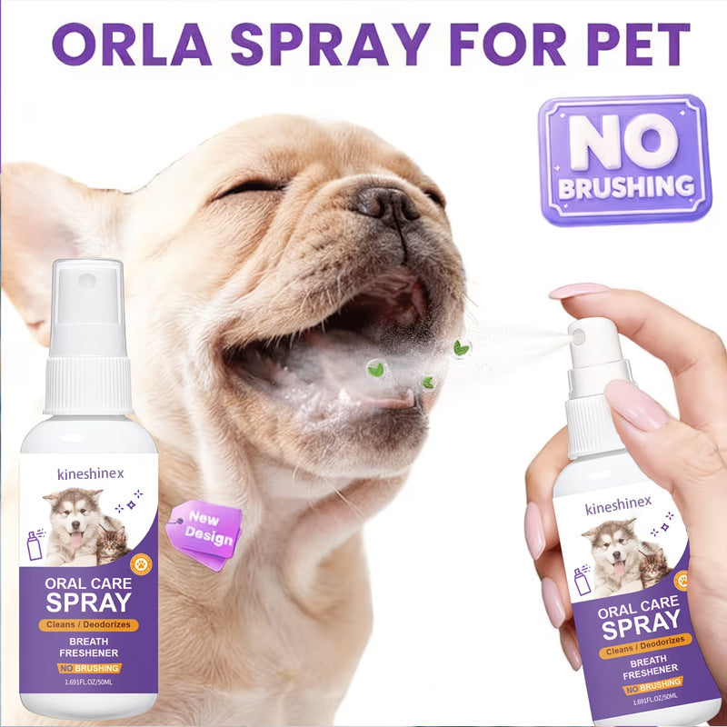 Spray de soins dentaires pour les animaux de compagnie pour le souffle frais