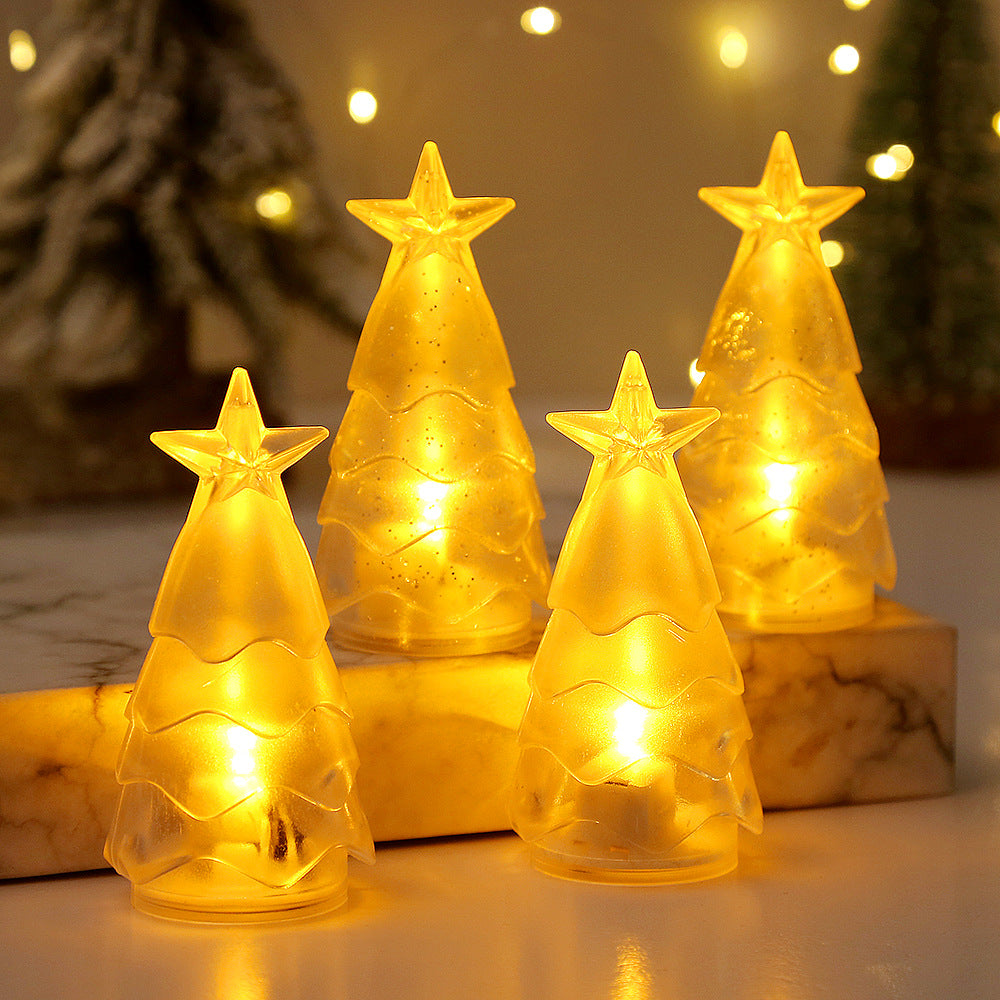 LED Bougie électronique lumières Arbre de Noël Décorations KTV Party Atmosphere Crystal Night