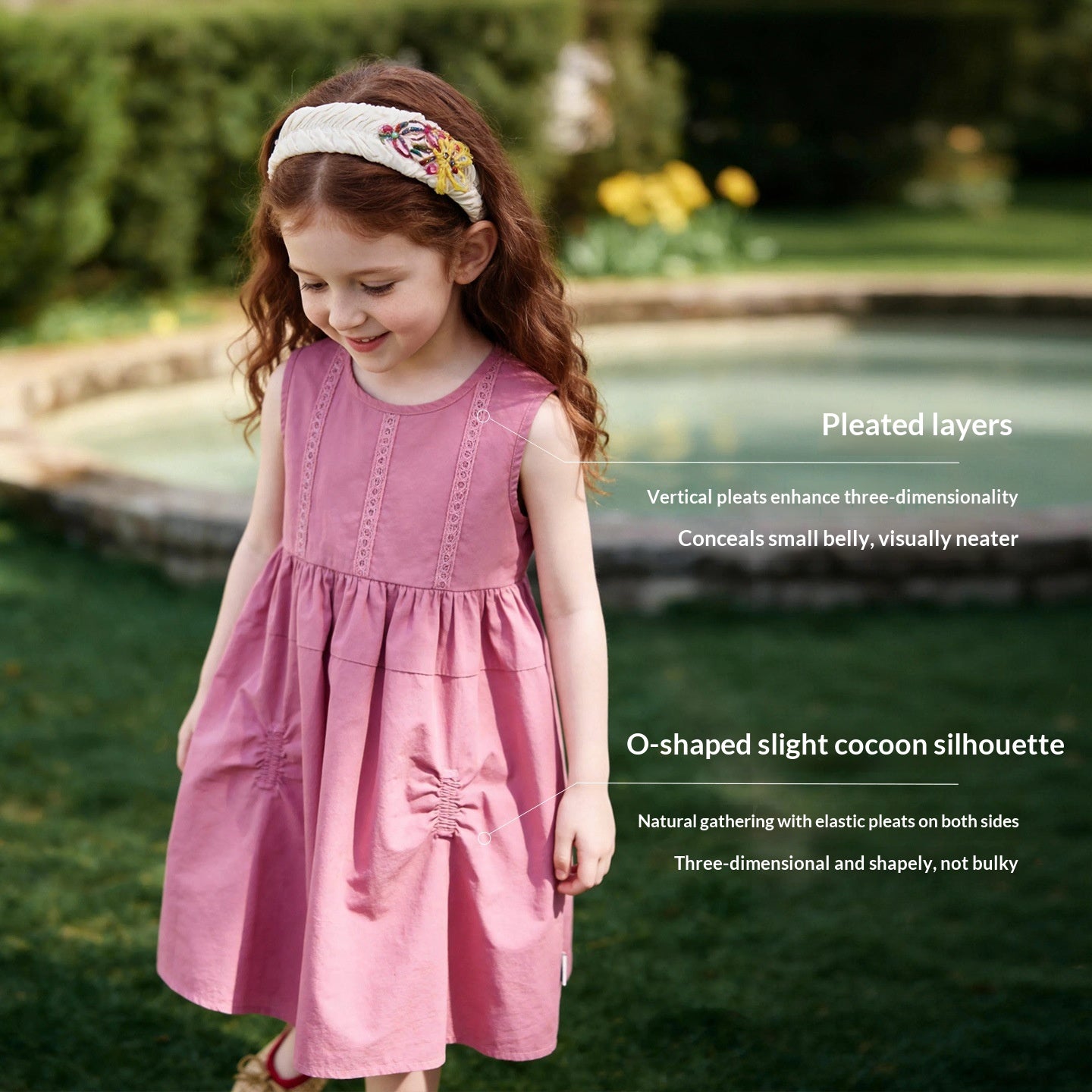 Robe de Veste en Dentelle Ruched pour filles