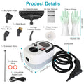 Nettoyeur de vapeur portatif 2500W multifonctionnel petit Steamer puissant haute température