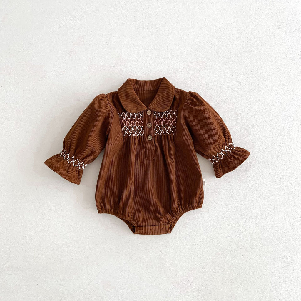 Robe de saut Triangle pour bébé fille Corduroy