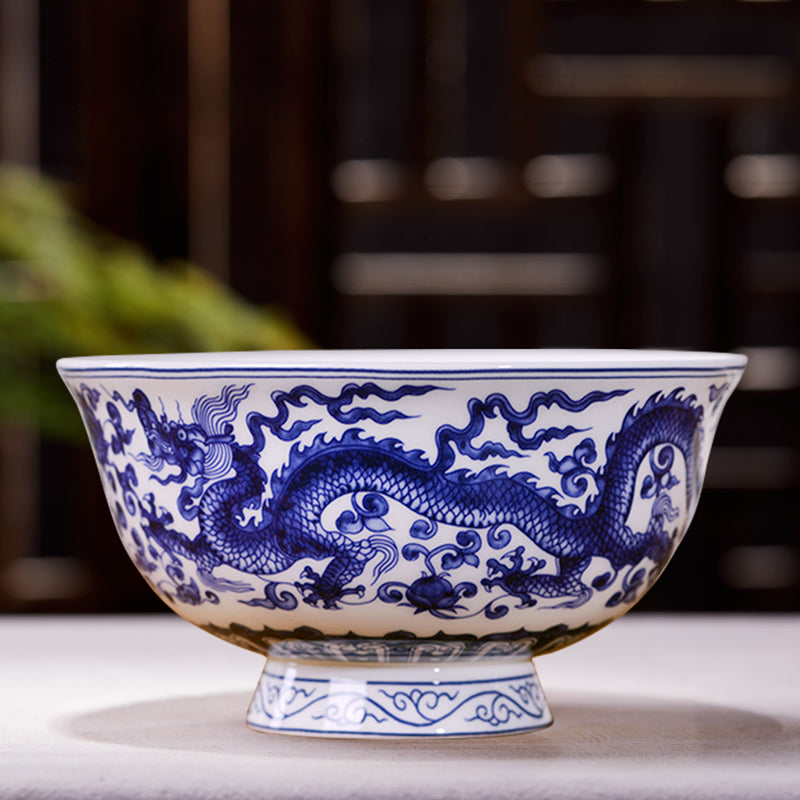 Bols de nouilles domestiques Os de céramique Chine pour manger