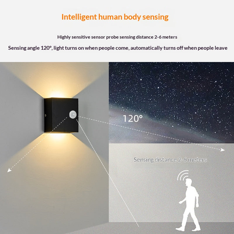 Modern Minimalist LED Wall Sconce pour chambre d'hôtel côté lit et Hallway