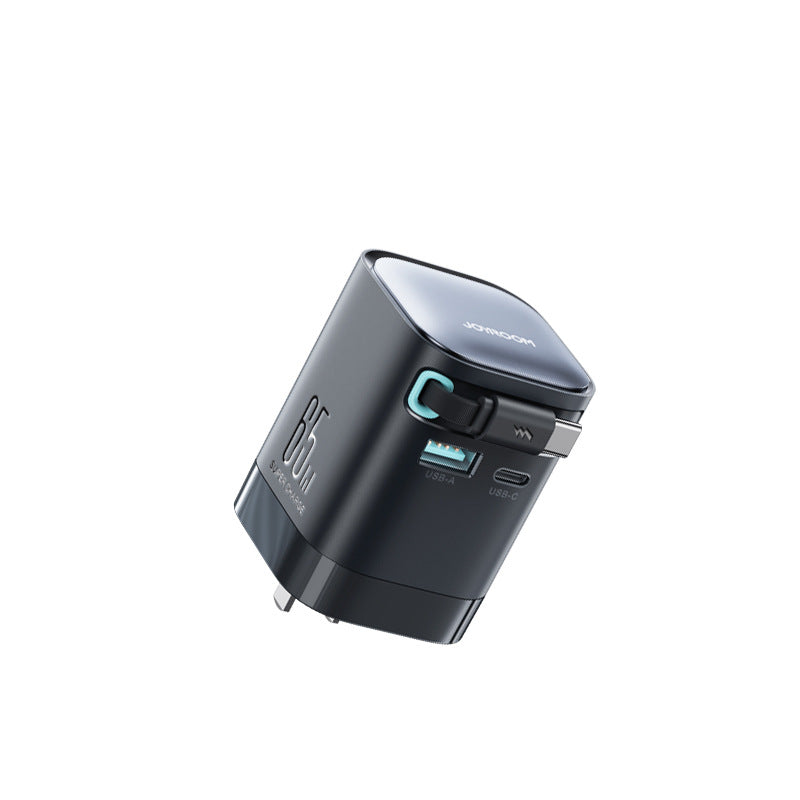 Chargeur de ligne télescopique de type c 65W à charge rapide