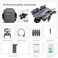 RG106 Trois axes Auto-stabilisation PTZ pliant UAV
