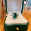 Avec Coton Laine Simulation Emerald Tourmaline Net Rouge Live Selling Full Diamond Princesse