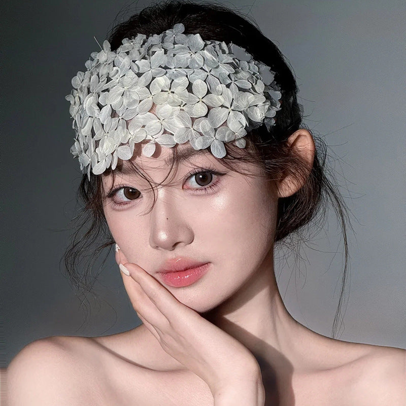 White Half Garland Headband Hair Band Head Accessoires