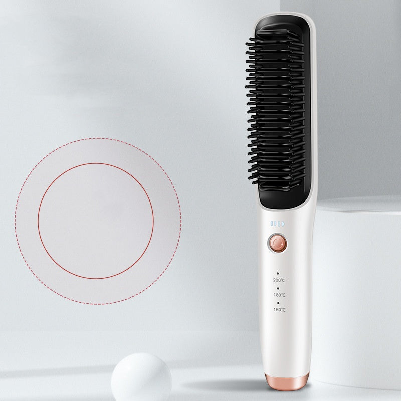 Lève-cheveux sans fil Comb droit et lisseur Lève-cheveux double usage
