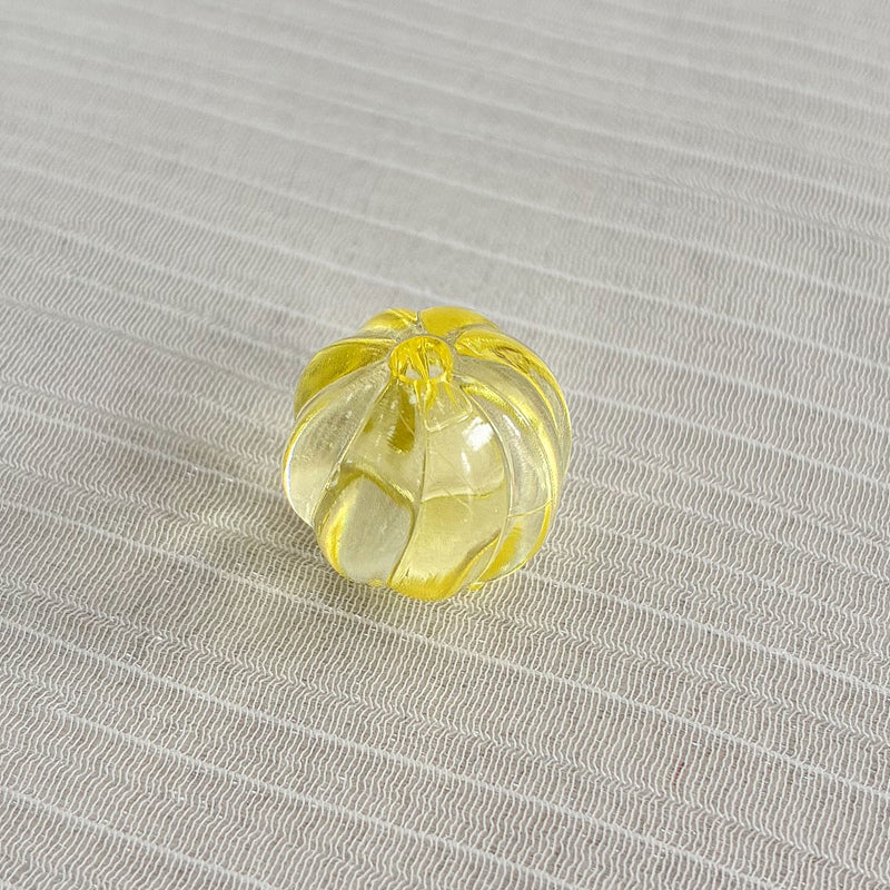 Perles de citrouille acrylique transparentes