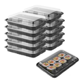 Boîte d'emballage Bacs Buffet avec Lids 10-Pack
