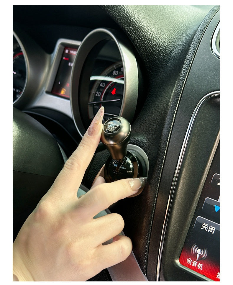 Bouton de départ de voiture tout-métal de style bille à une touche