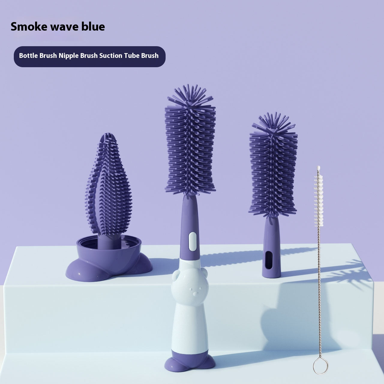 Brosse de robinet de nettoyage en silicone multifonctionnel