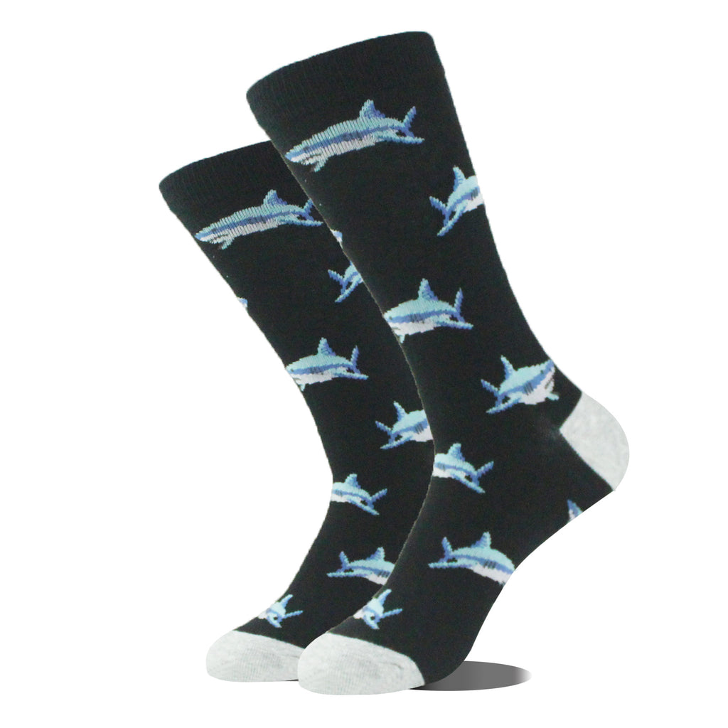 Peinture à l'huile rétro cartoon animal homme Chaussettes mi-calf