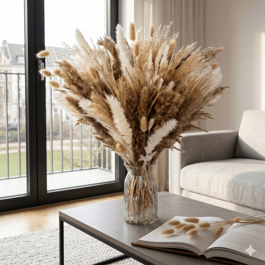 Bouquet décoratif Pampas de 150 piece