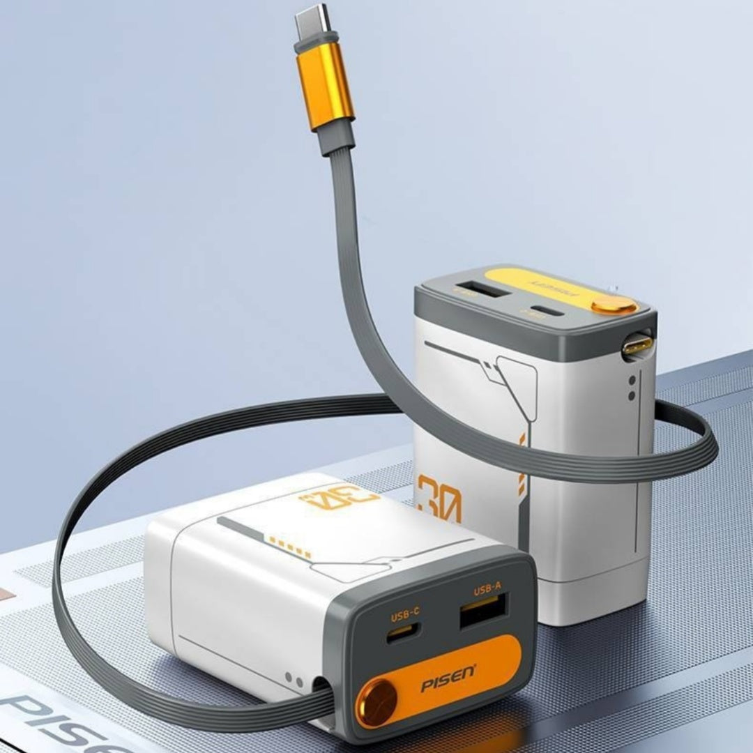 Chargeur Nitride Gallium avec câble intégré