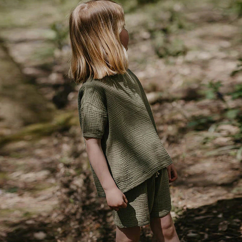 La mode des enfants et des filles' Top Short Sleeve