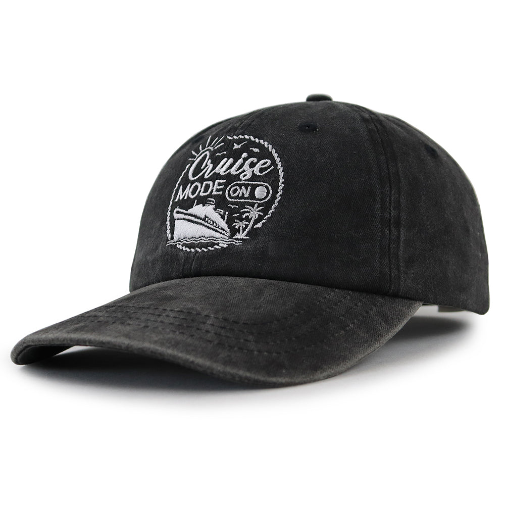 2pcs Embroidered Cruise Mode Baseball Cap