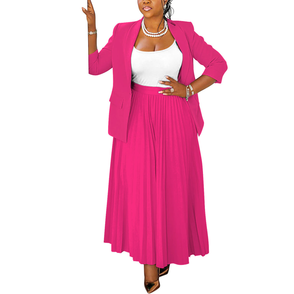 N8066 Amazon Commerce extérieur Mode Femmes Casual Business Porter la jupe plissée pour femmes