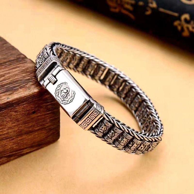 Bracelet en argent pour hommes