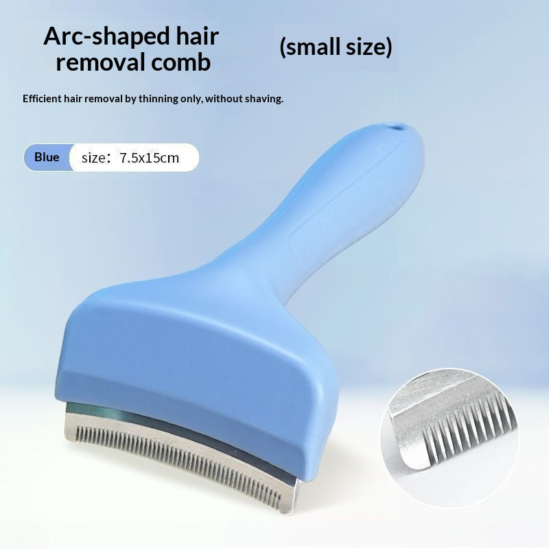 Outil d'affinage de la fourrure de chat Brosse à déchiquetage à double usage pour chats